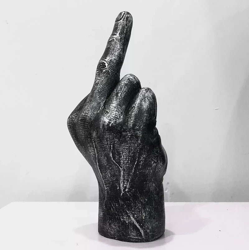 Middle Finger Sculpture