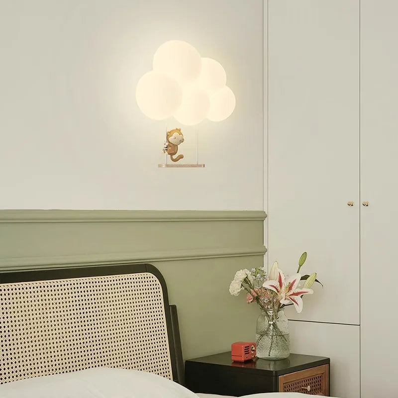 Cloud-Shaped LED Wall Lamp