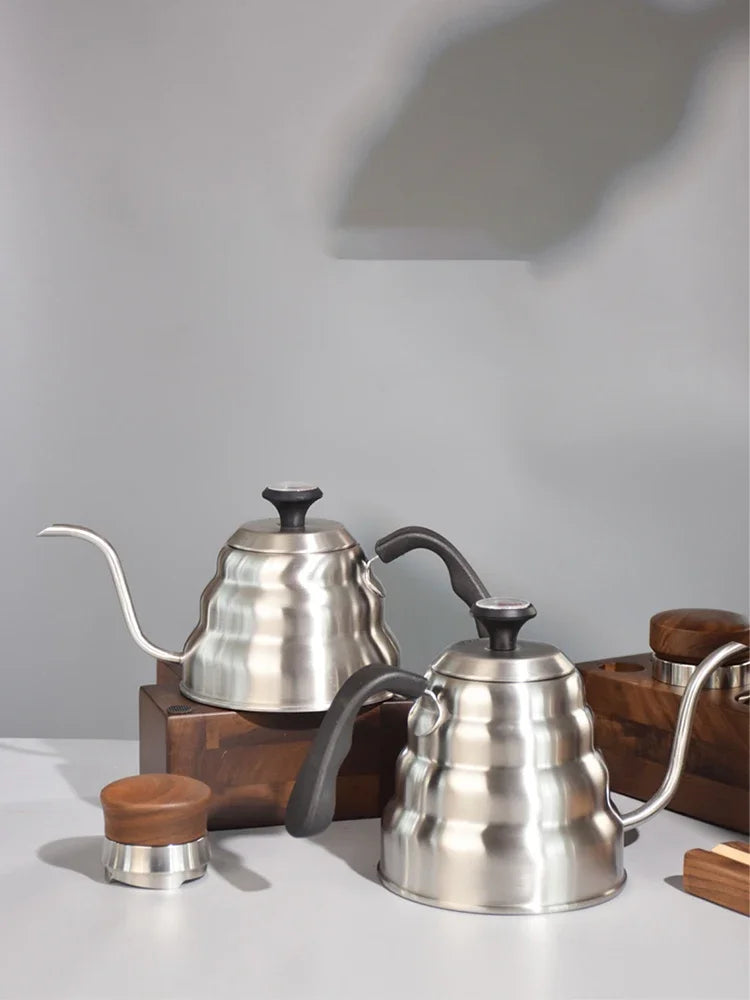 Stainless Steel Gooseneck Kettle with Thermometer