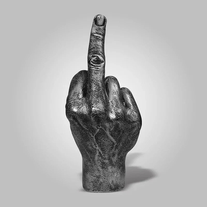 Middle Finger Sculpture