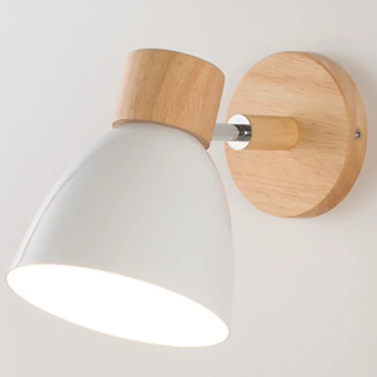 Scandinavian Wooden Wall Light Sconce