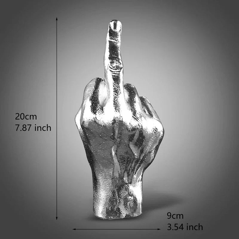 Middle Finger Sculpture