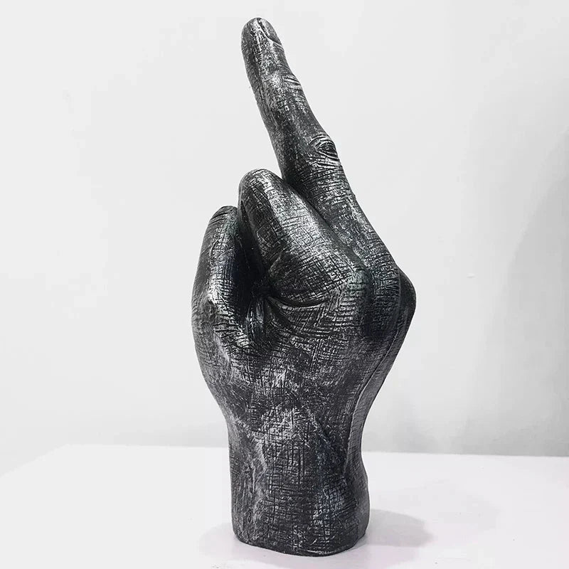 Middle Finger Sculpture