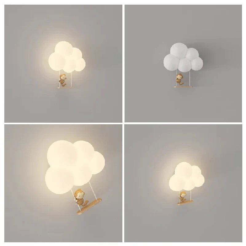 Cloud-Shaped LED Wall Lamp