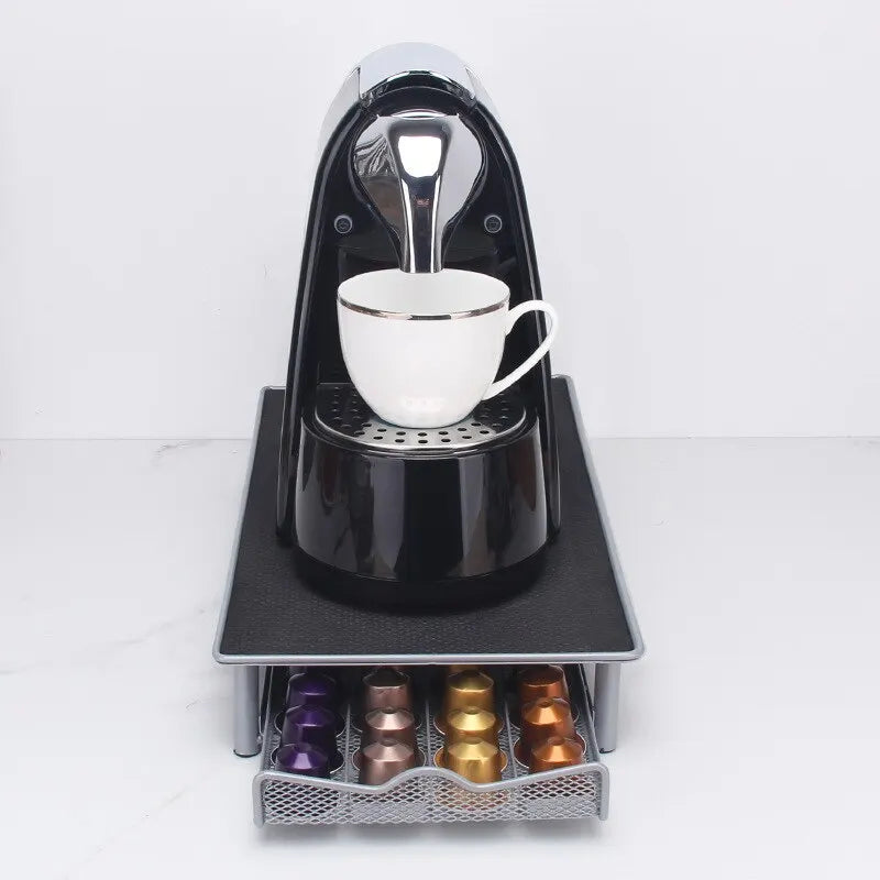 Universal Coffee Pod Holder with Sliding Drawer