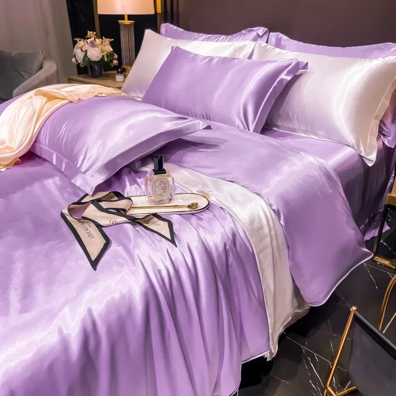 Silk Bedding Set Soft and Breathable