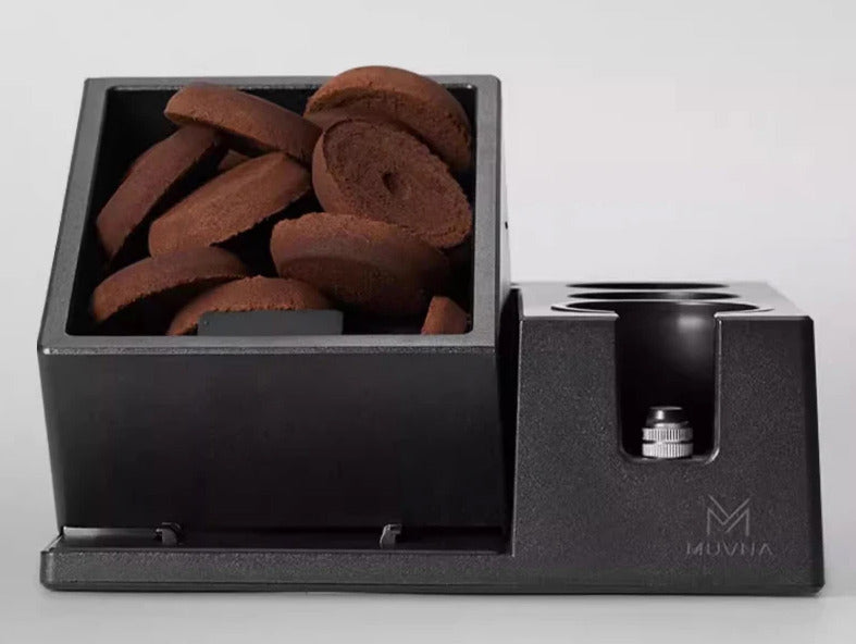 Multifunctional Coffee Tamping Station with Knock Box