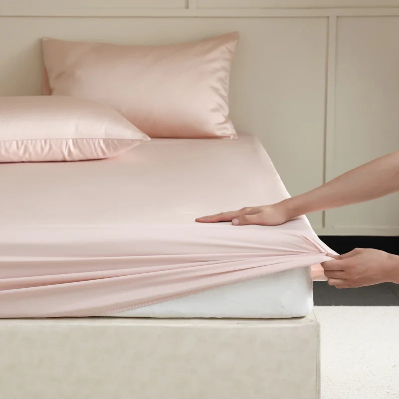 Mulberry Silk Fitted Sheet Soft and Breathable