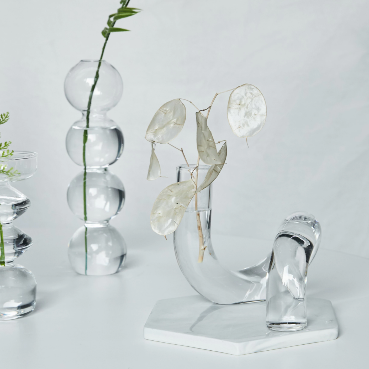 Artistic Loop Hydroponic Vase & Candle Holder