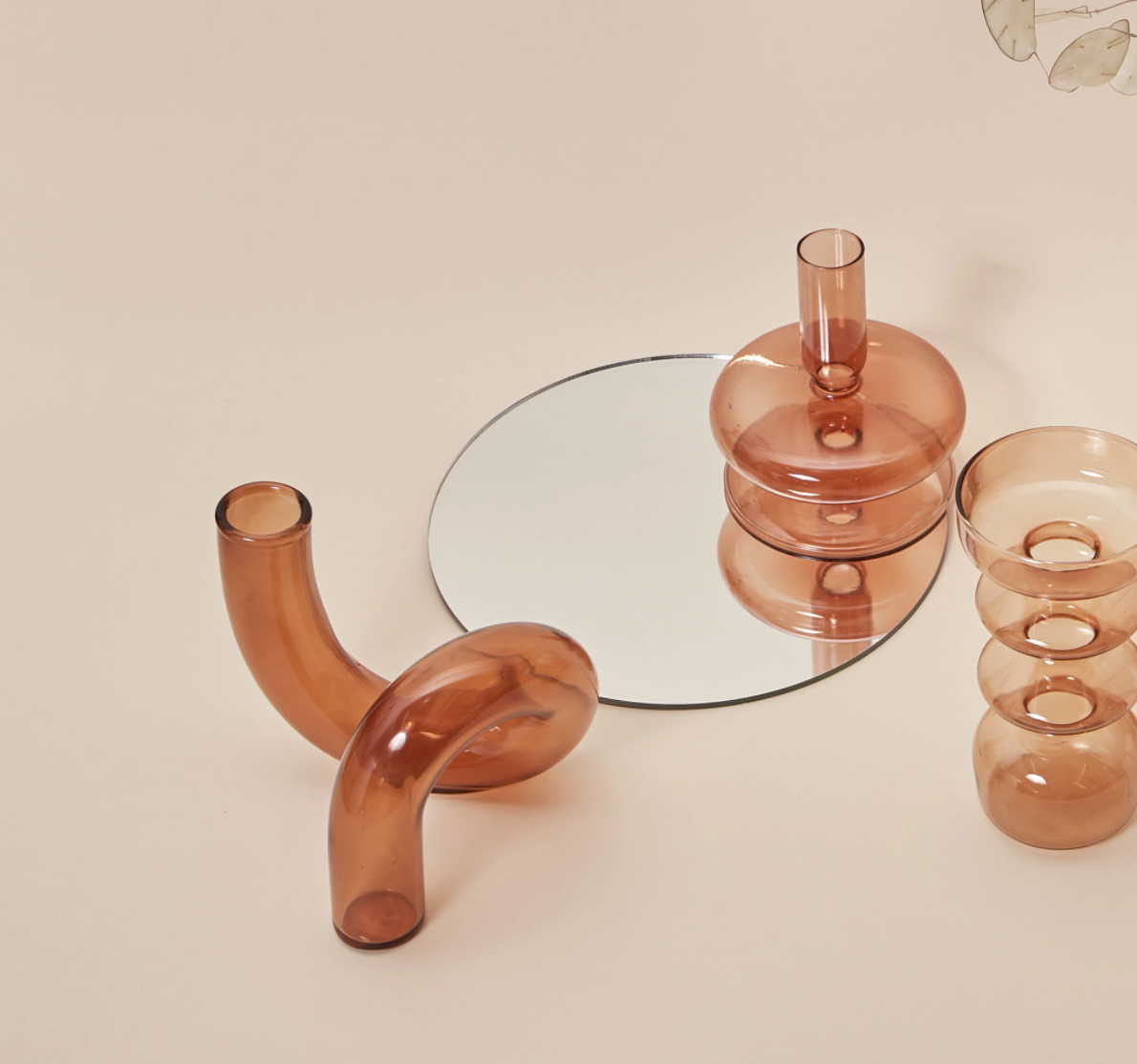 Artistic Loop Hydroponic Vase & Candle Holder