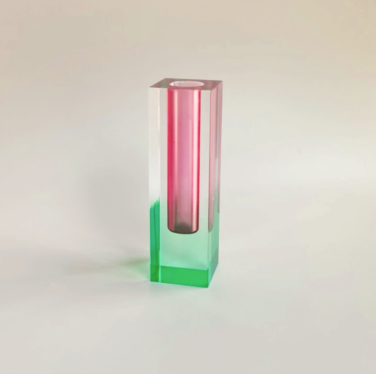 Modern Prism Acrylic Vase