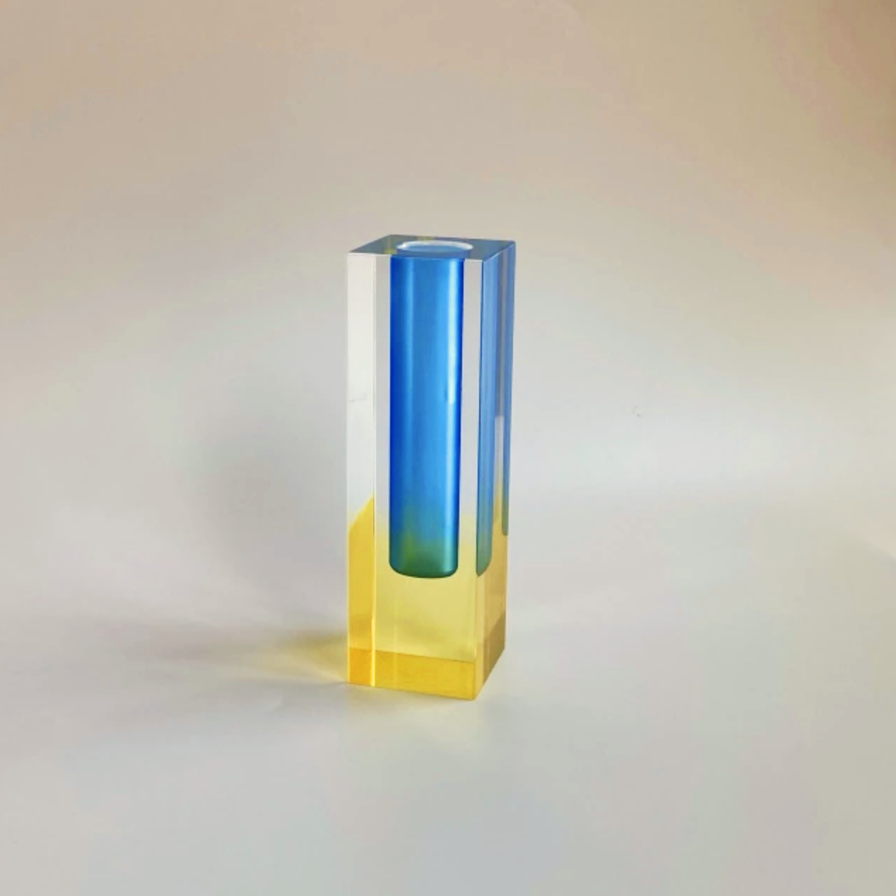 Modern Prism Acrylic Vase