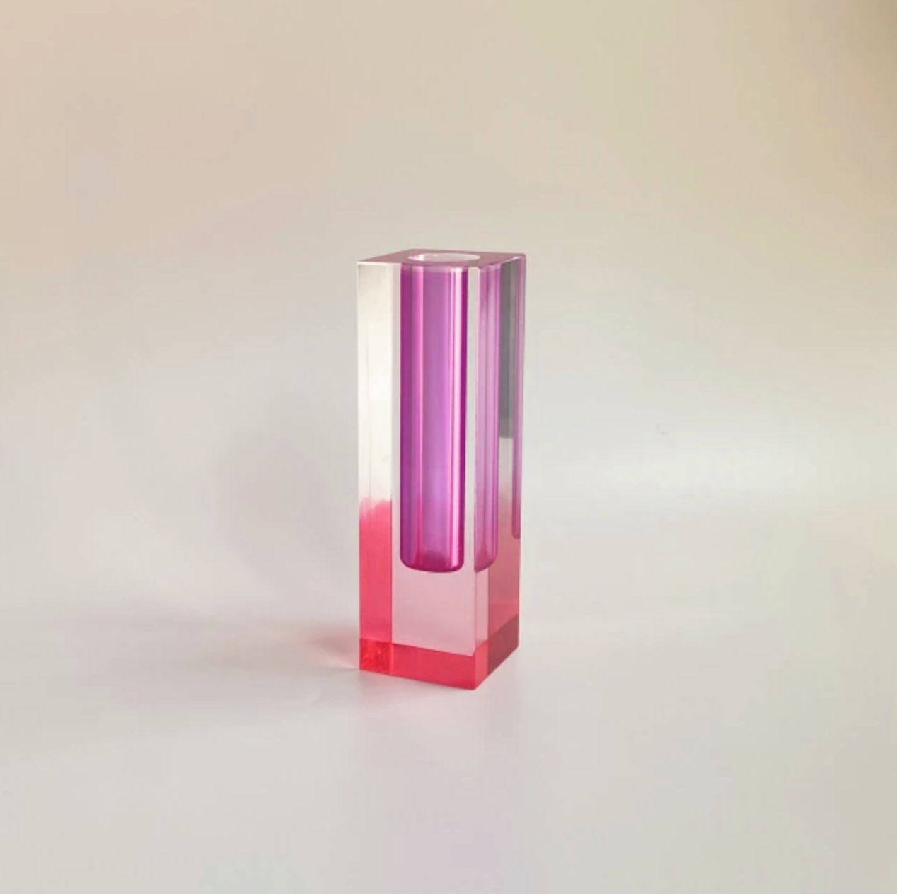 Modern Prism Acrylic Vase