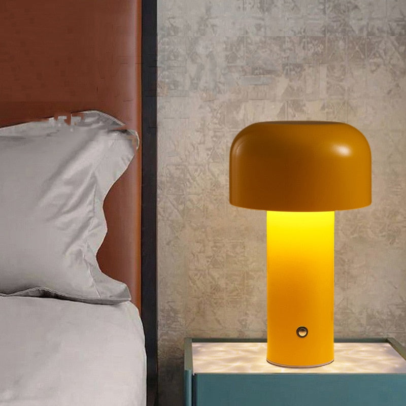 Italian Cordless Table Lamp with Tricolor Dimming