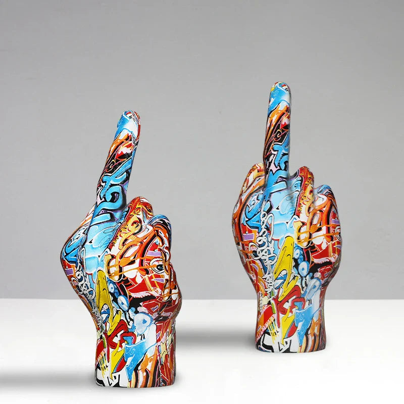 Middle Finger Sculpture