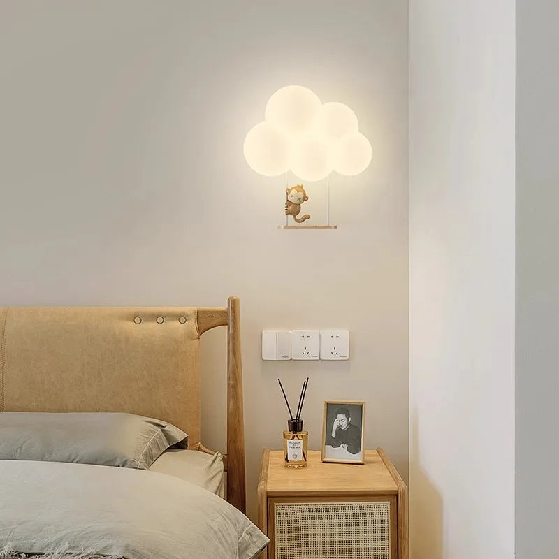 Cloud-Shaped LED Wall Lamp