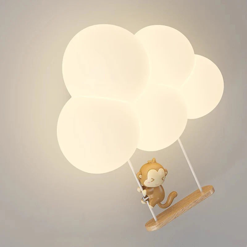 Cloud-Shaped LED Wall Lamp