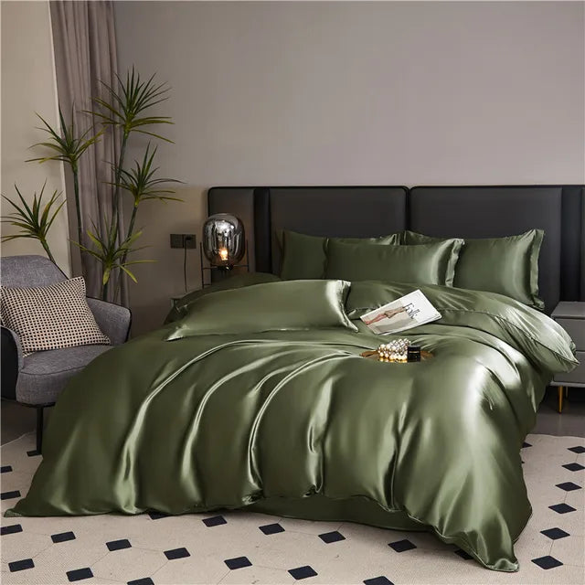 Silk Duvet Set Soft and Breathable