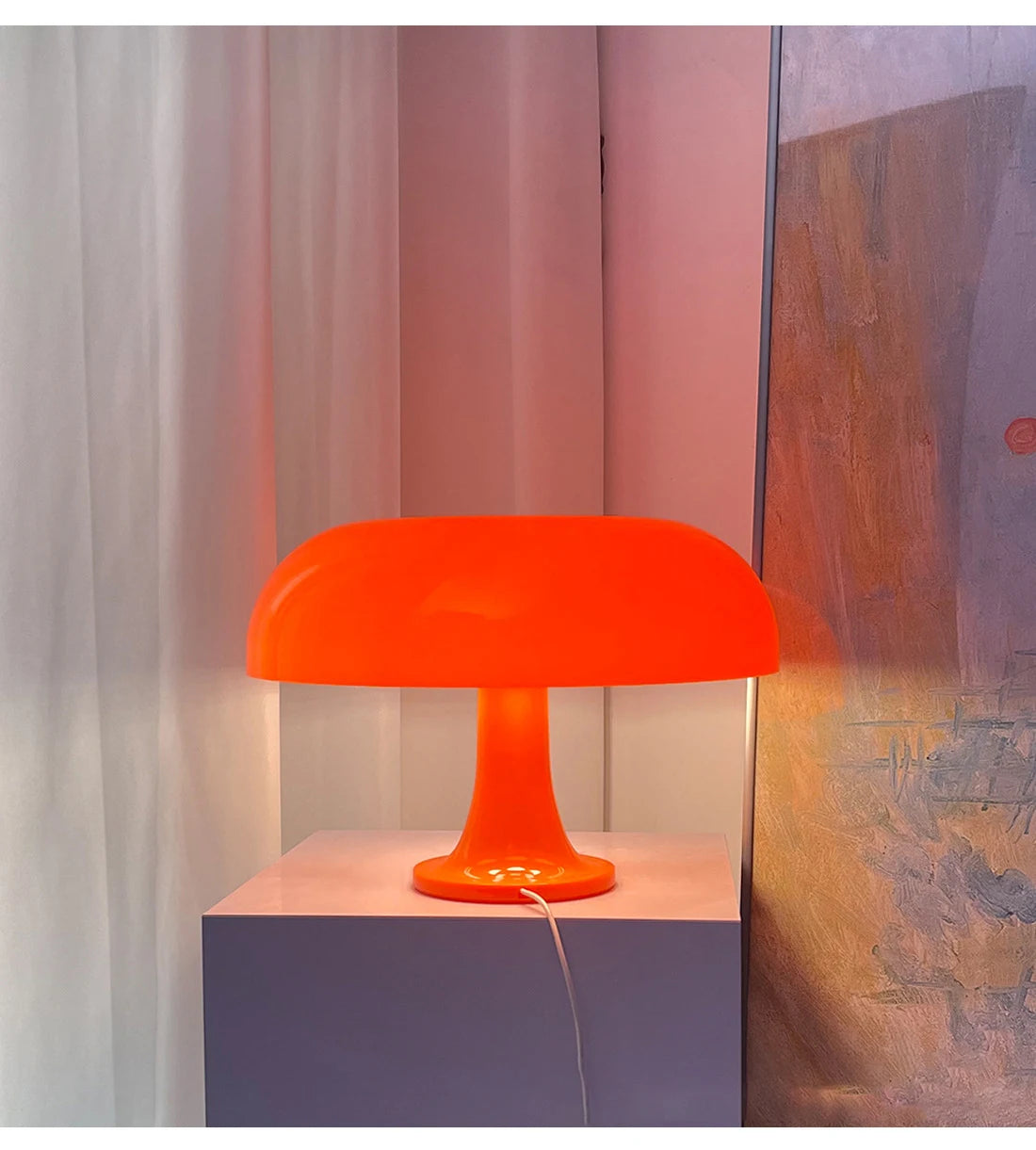 MushLight - Vintage Mushroom Table Lamp Retro Design