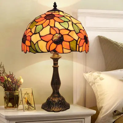 Stained Glass Colorful Desk Lamp