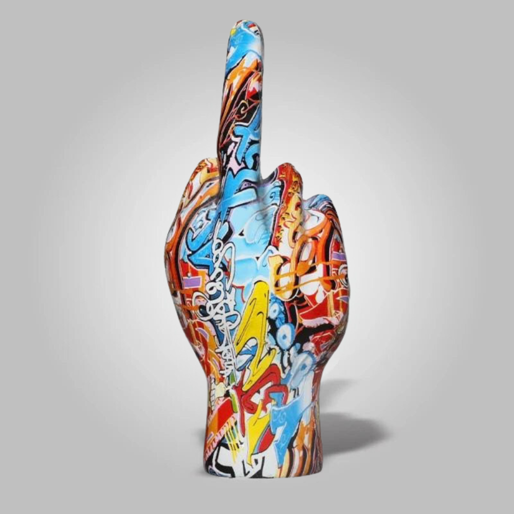 Middle Finger Sculpture