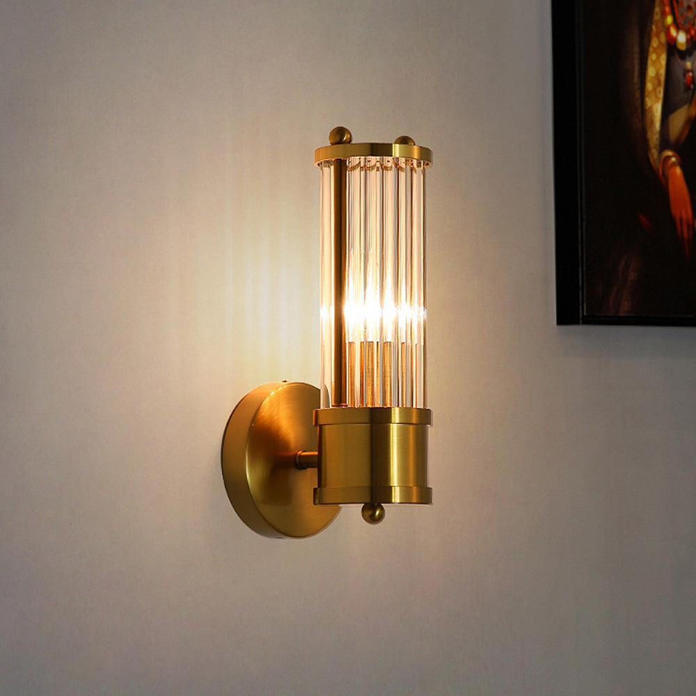 Gold Wall Sconce Light for Bathroom & Hallway