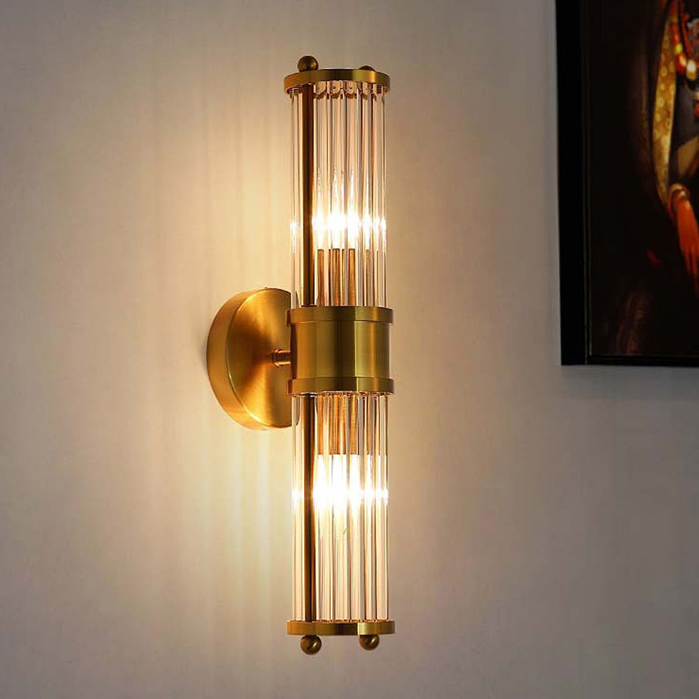 Gold Wall Sconce Light for Bathroom & Hallway