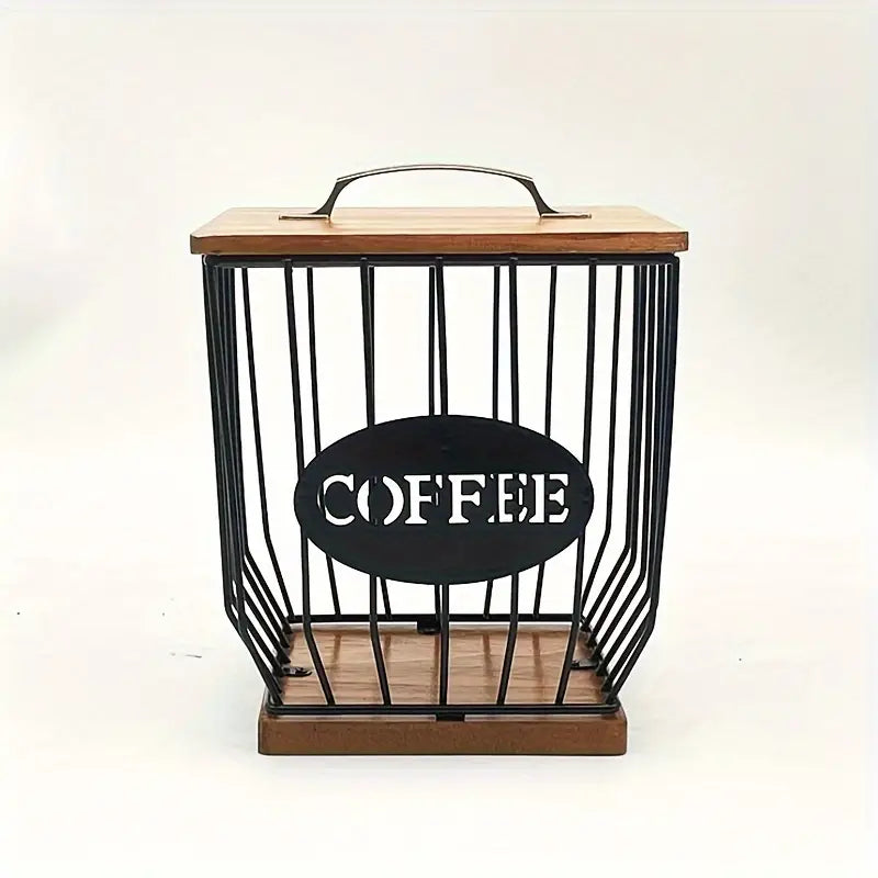 Wooden Coffee Capsule Basket