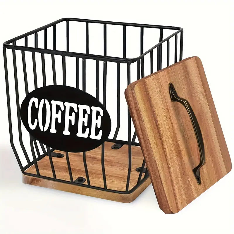 Wooden Coffee Capsule Basket