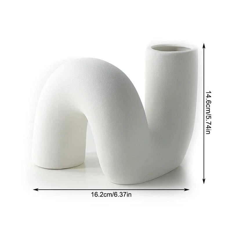 Abstract Bohemian Ceramic Vase - Lattea Global