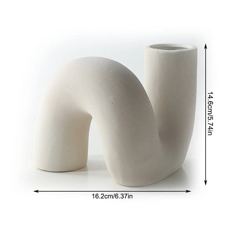 Abstract Bohemian Ceramic Vase - Lattea Global