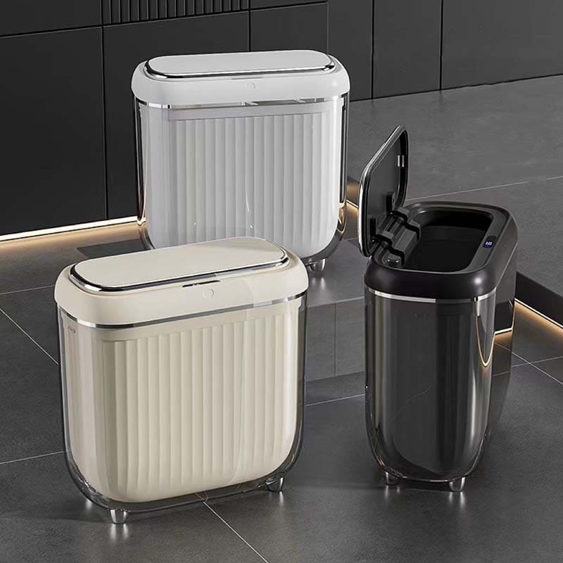 AcrylicSmart Bin - Automatic Sensor Trash Bin for Bathroom and Kitchen