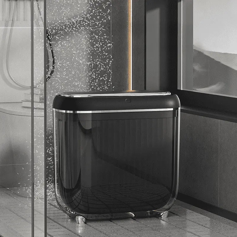 AcrylicSmart Bin - Automatic Sensor Trash Bin for Bathroom and Kitchen - Lattea Global