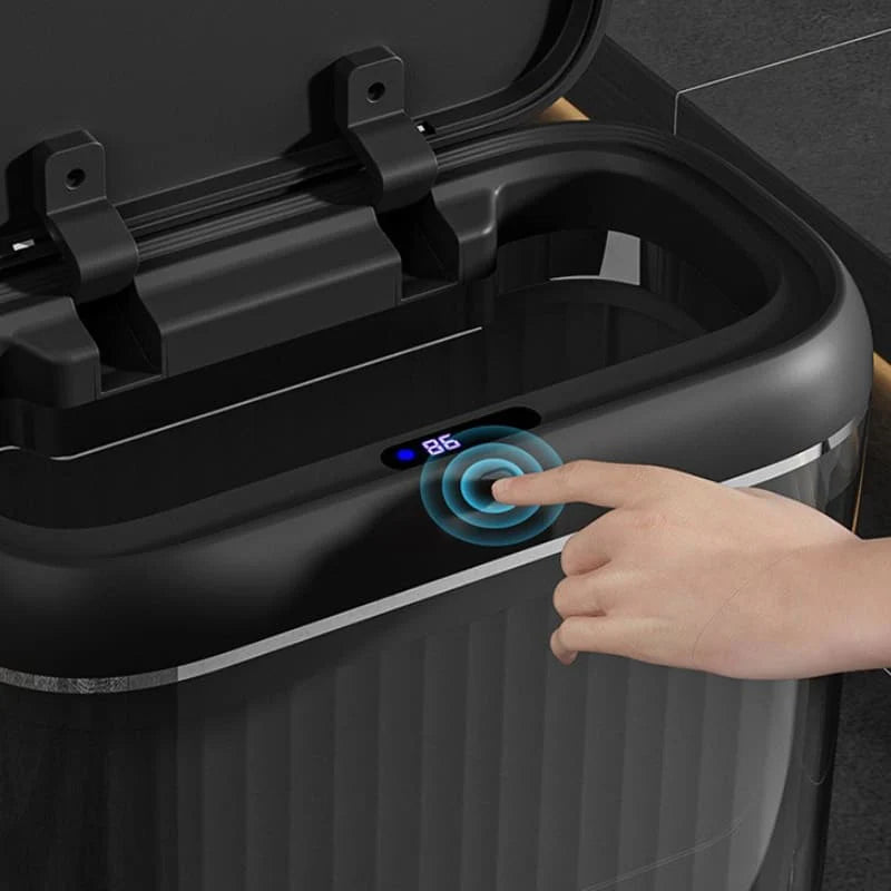 AcrylicSmart Bin - Automatic Sensor Trash Bin for Bathroom and Kitchen - Lattea Global