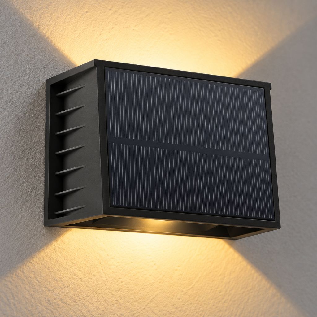 Adjustable Beam Solar Up and Down LED Wall Light