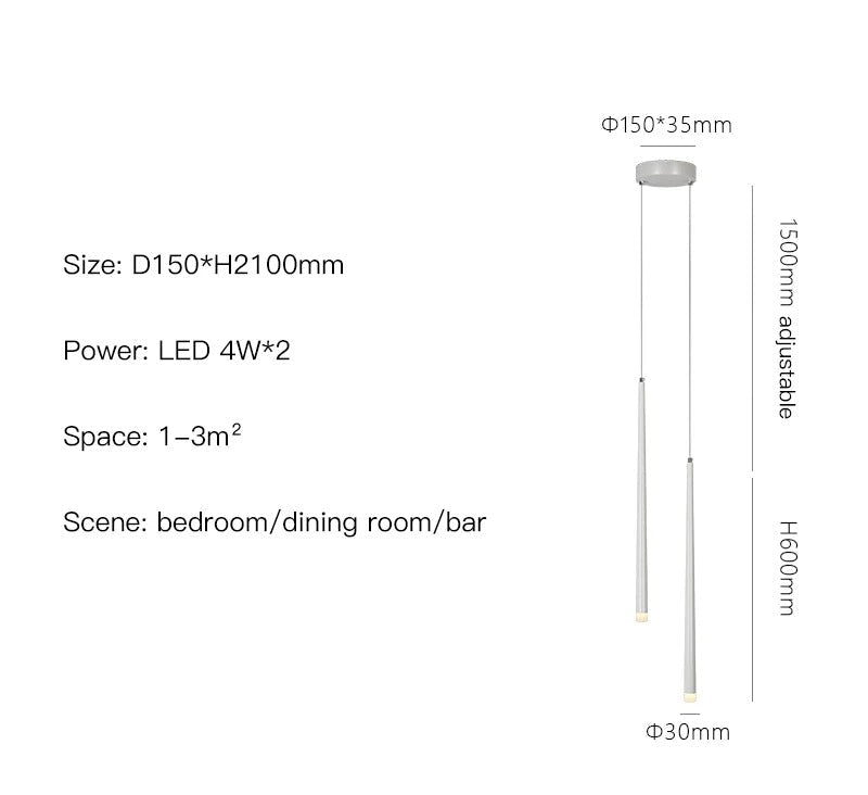 Adjustable Teardrop LED Pendant Light - Lattea Global