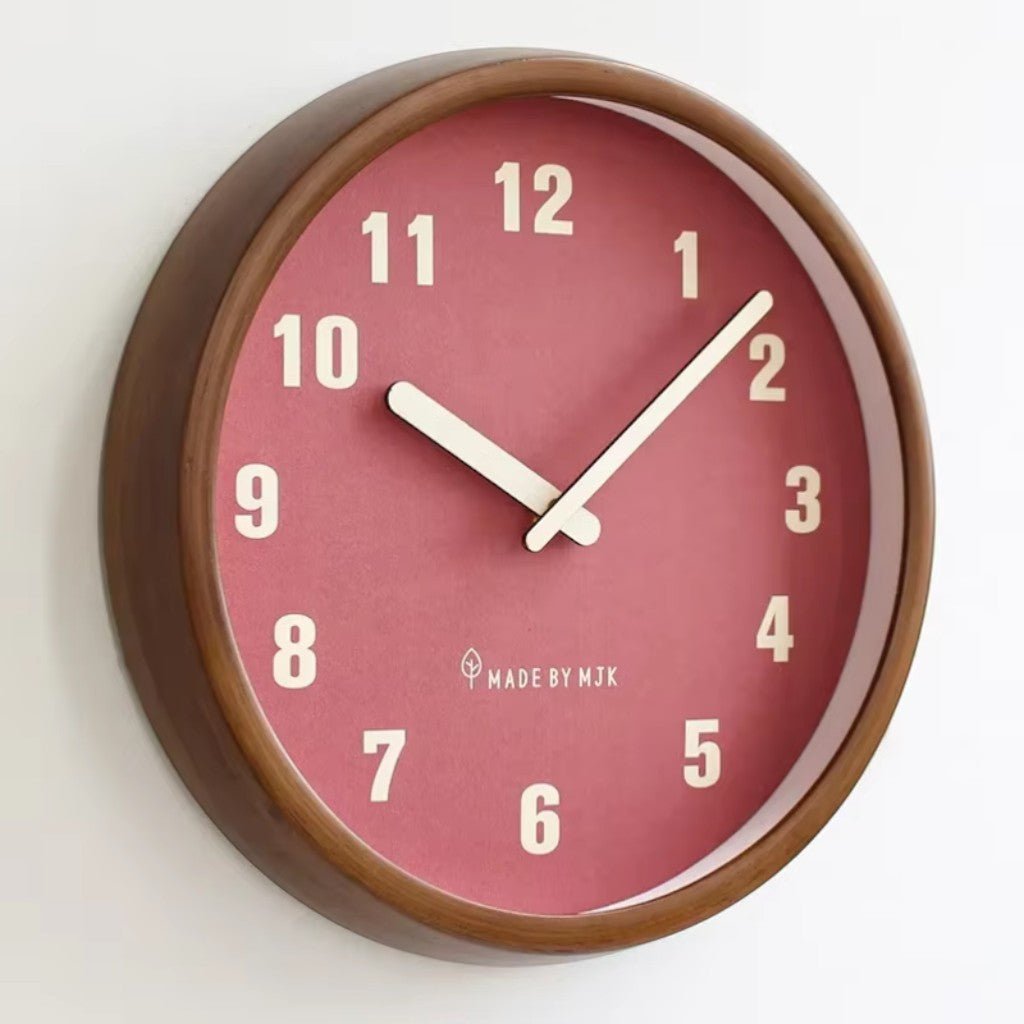 ArborFrame Solid Wood Silent Wall Clock - Lattea Global