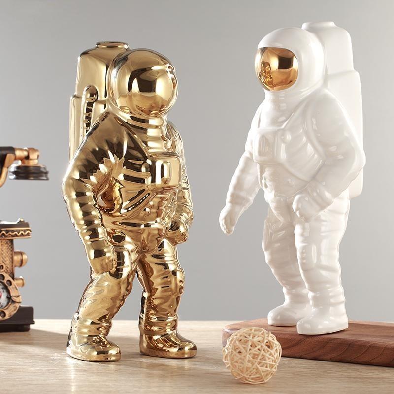 Astronaut Flower Vase | Space - Themed Ceramic Decor - Lattea Global