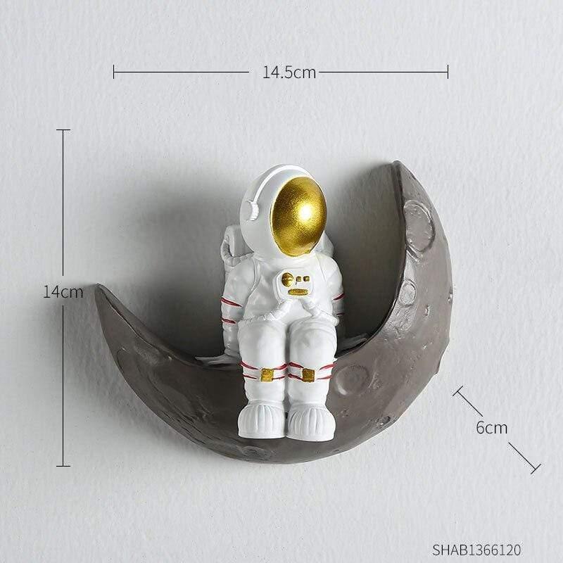 Moon Astronaut Wall Decor