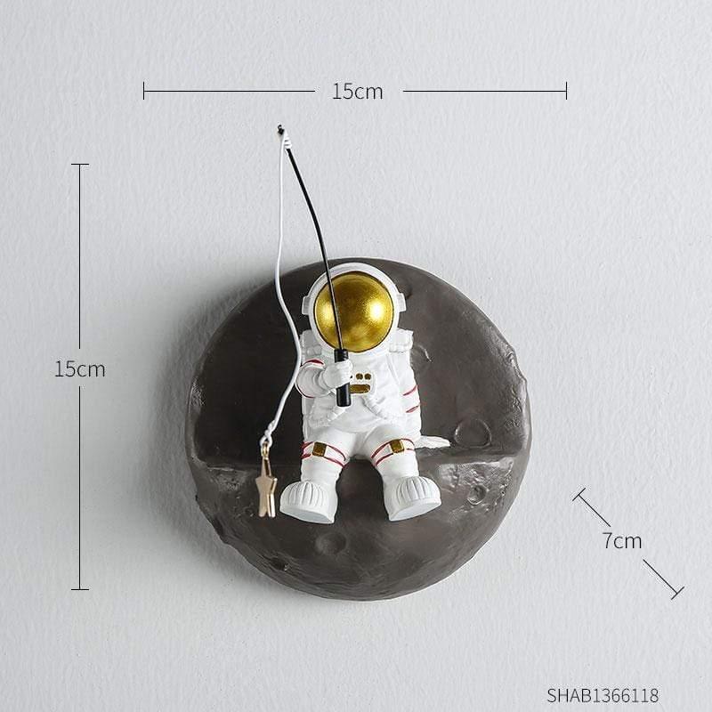 Moon Astronaut Wall Decor