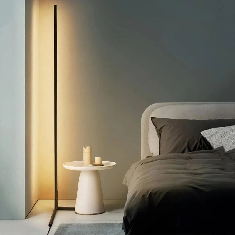 Aura Smart Corner Floor Lamp - Modern LED Ambient Lighting
