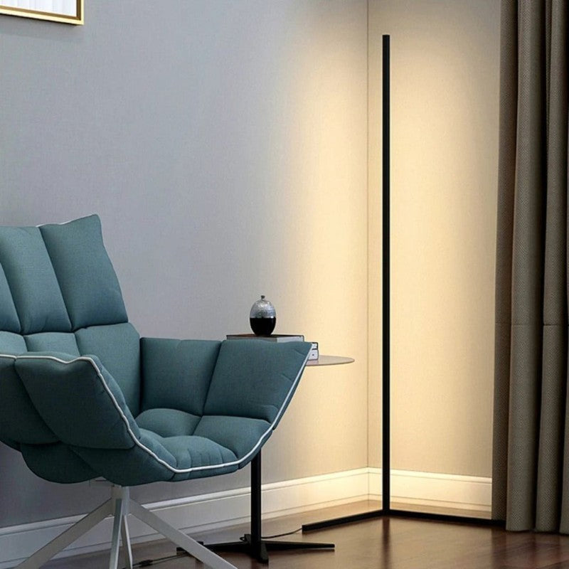 Aura Smart Corner Floor Lamp - Modern LED Ambient Lighting