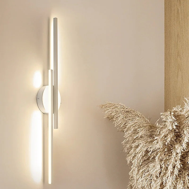 Dual Light Wall Sconce for Interior Spaces