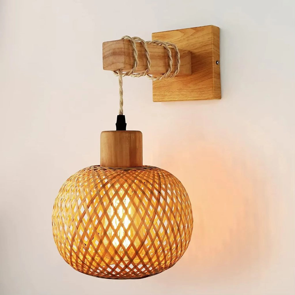 Bakit Rattan Wall Lamp