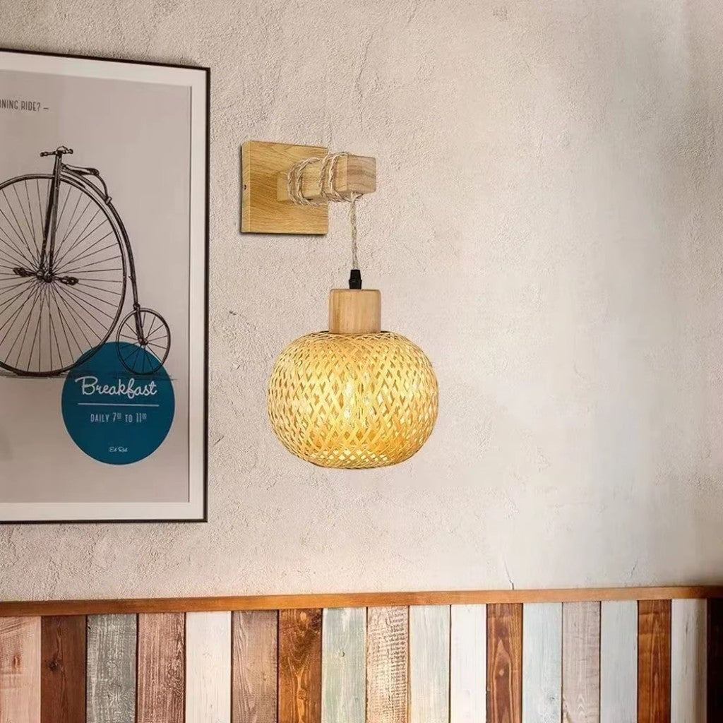 Bakit Rattan Wall Lamp