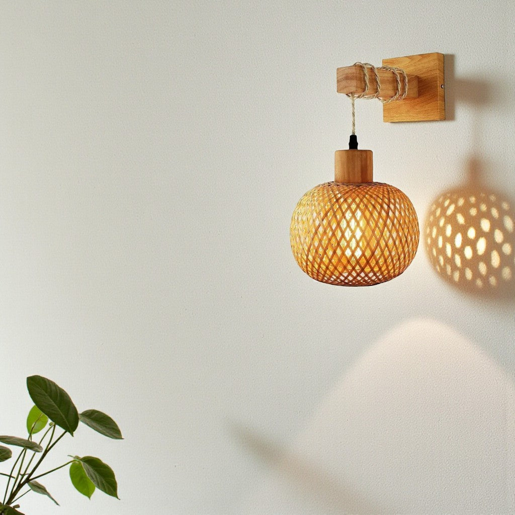 Bakit Rattan Wall Lamp