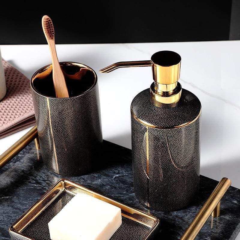 Bathroom Accessories Set – Luxurious Ceramic for Elegant Organisation