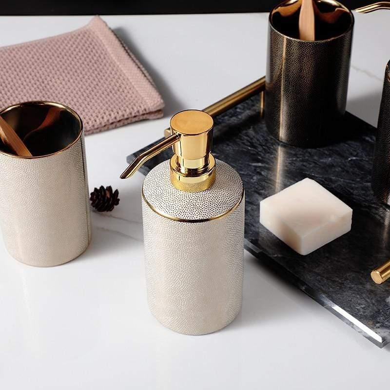 Bathroom Accessories Set – Luxurious Ceramic for Elegant Organisation