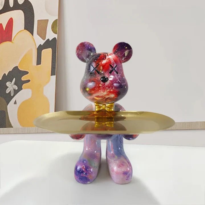 Bear Statue with Tray - Lattea Global
