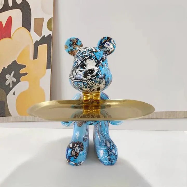 Bear Statue with Tray - Lattea Global
